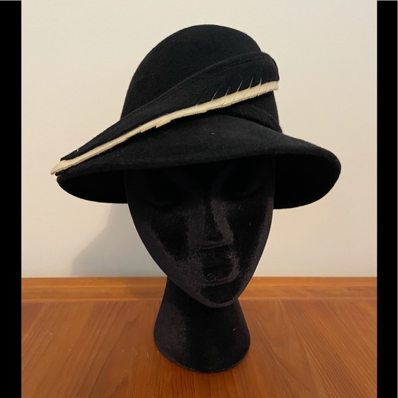 Vintage Lilly Daché Debs Fur Felt Fedora - Picture 2 of 6